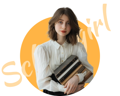 Дівчинка з книжками